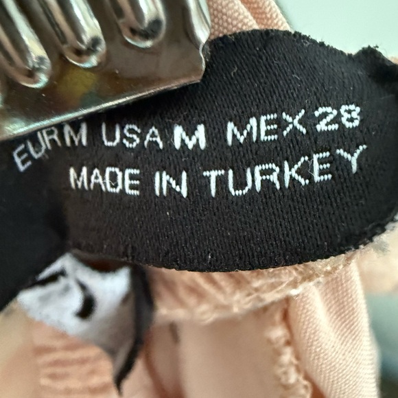 Zara Blush Satin Feel Cargo Jogger Minimalist Pants | Medium | Street Wear - Picture 9 of 9